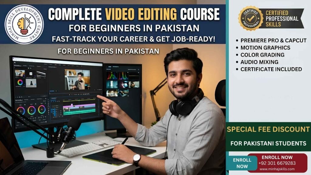 video editing course for beginners in pakistan