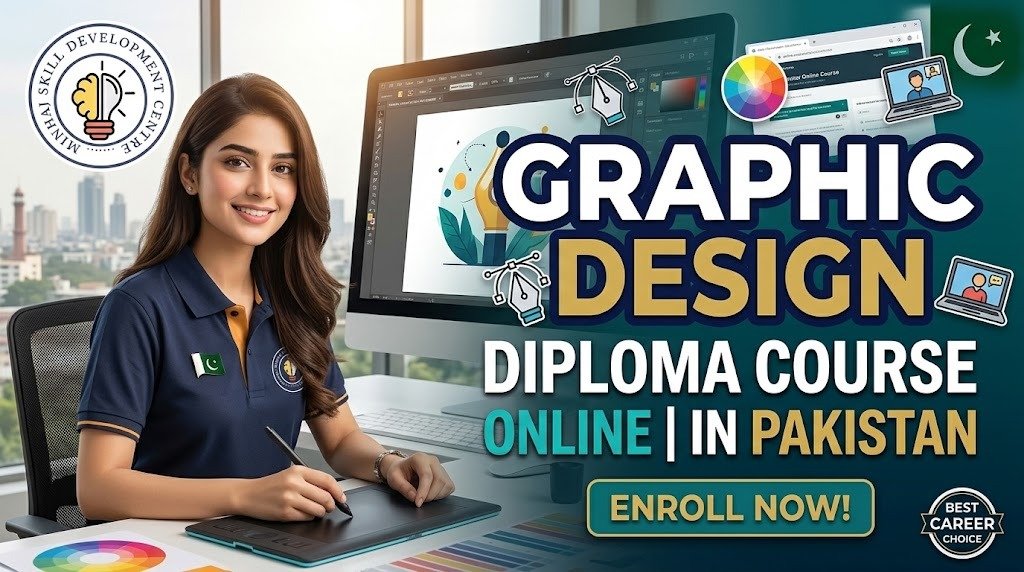 graphic design diploma course online in pakistan