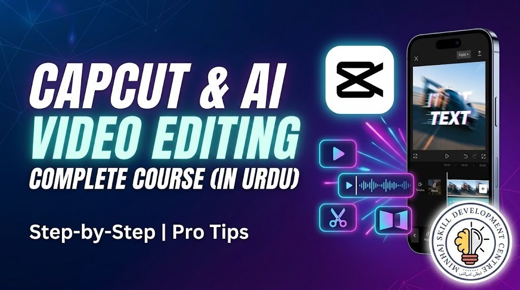 capcut & ai video editing course in urdu