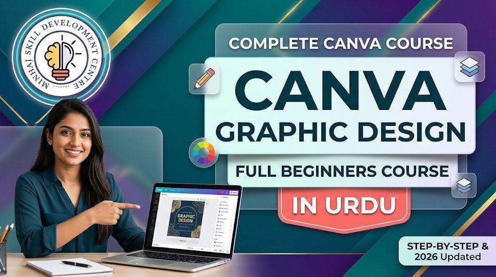 canva graphic design course for beginners in urdu