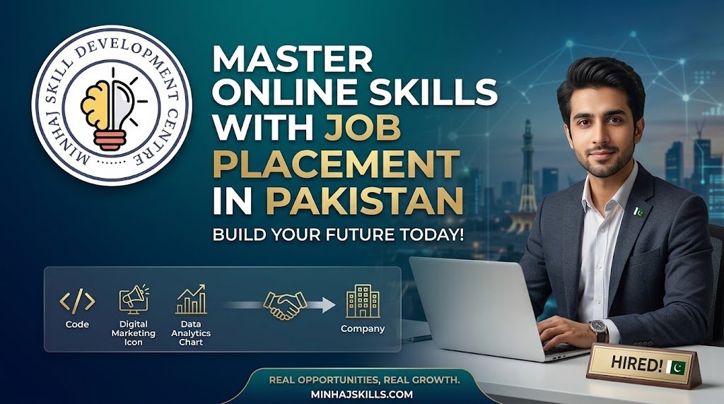 online skills with job placement in pakistan