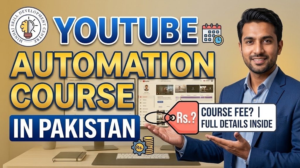 youtube automation course in pakistan fee